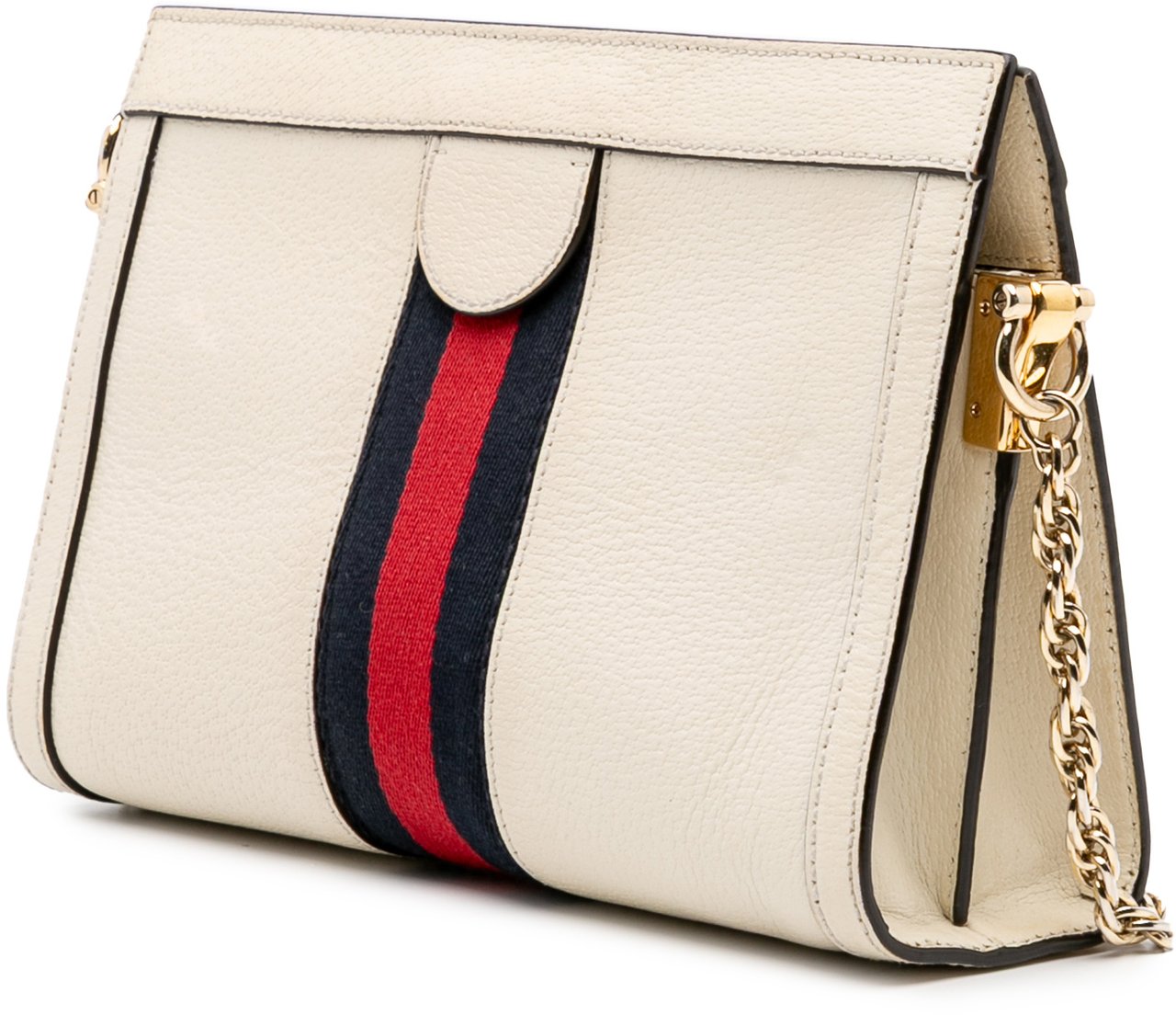 Gucci Small Calfskin Ophidia Chain Crossbody Wit