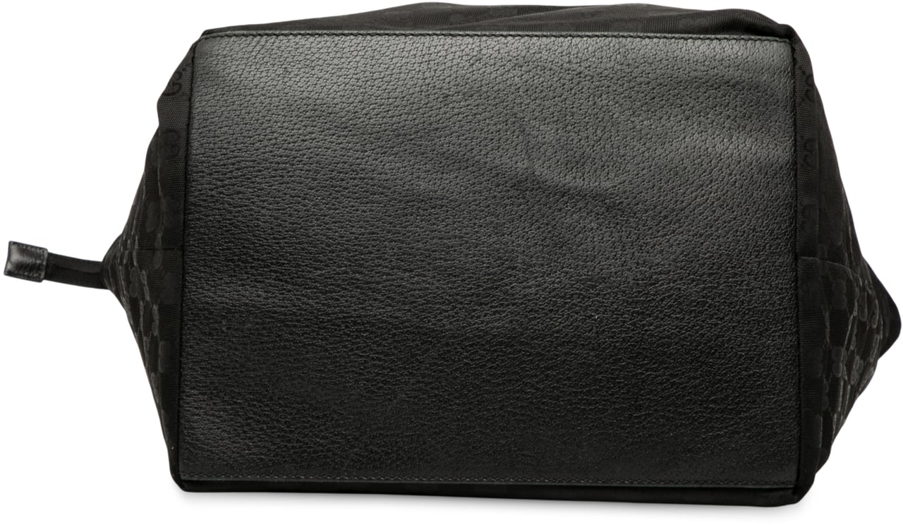 Gucci GG Canvas Web Tote Zwart