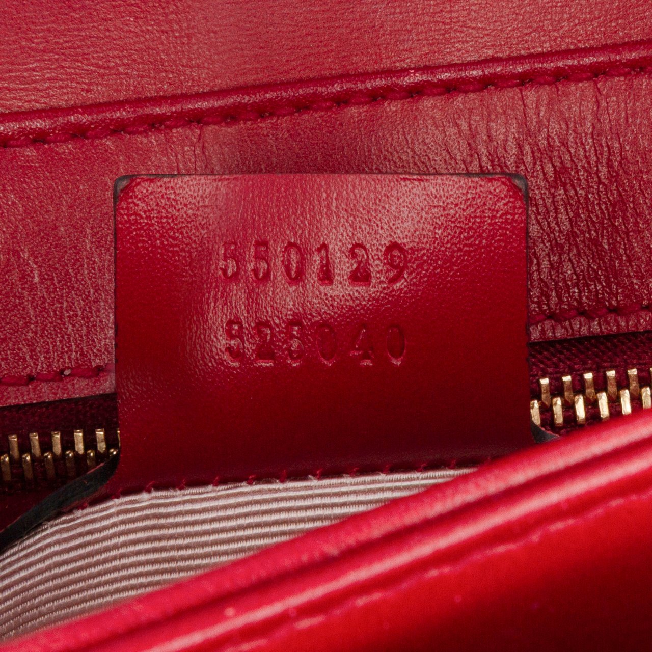 Gucci Small Bicolor Leather Arli Crossbody Rood