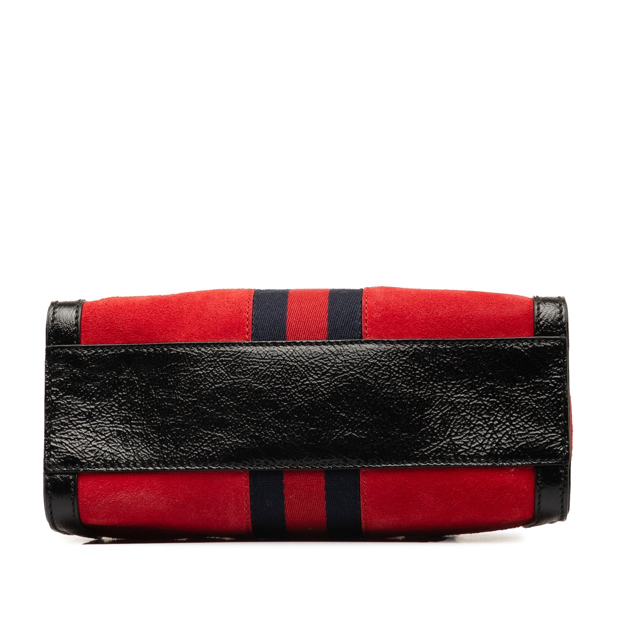 Gucci Small Suede Ophidia Satchel Rood