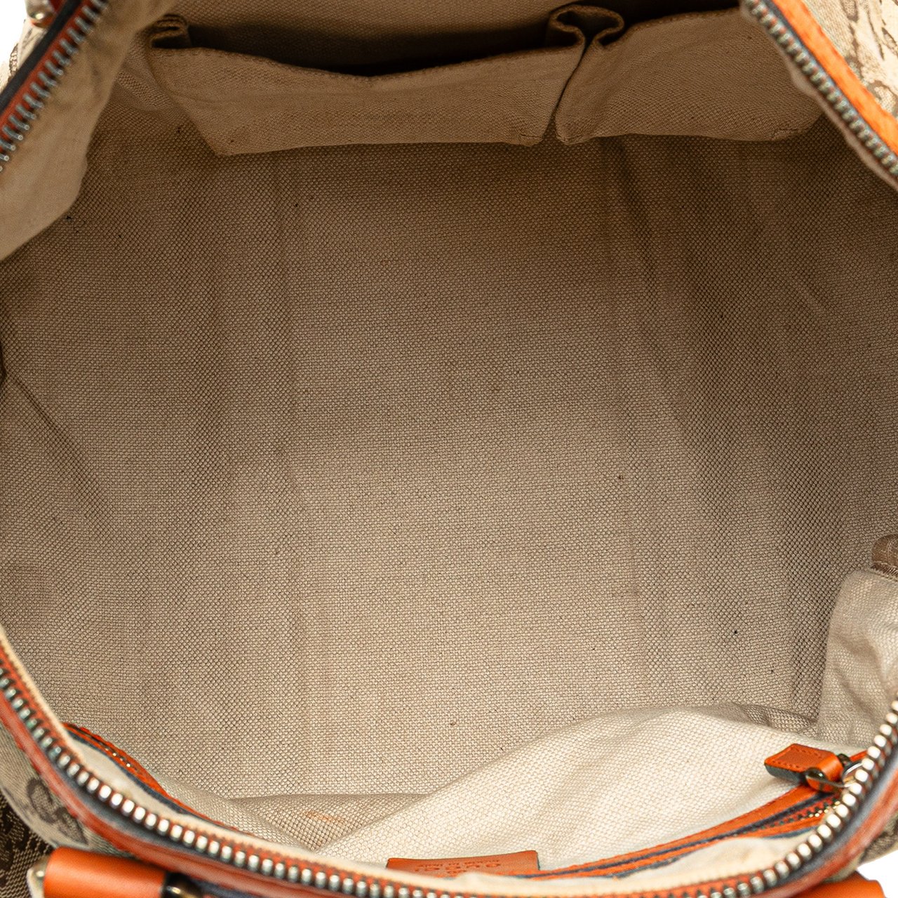 Gucci GG Canvas Web Joy Boston Bag Bruin