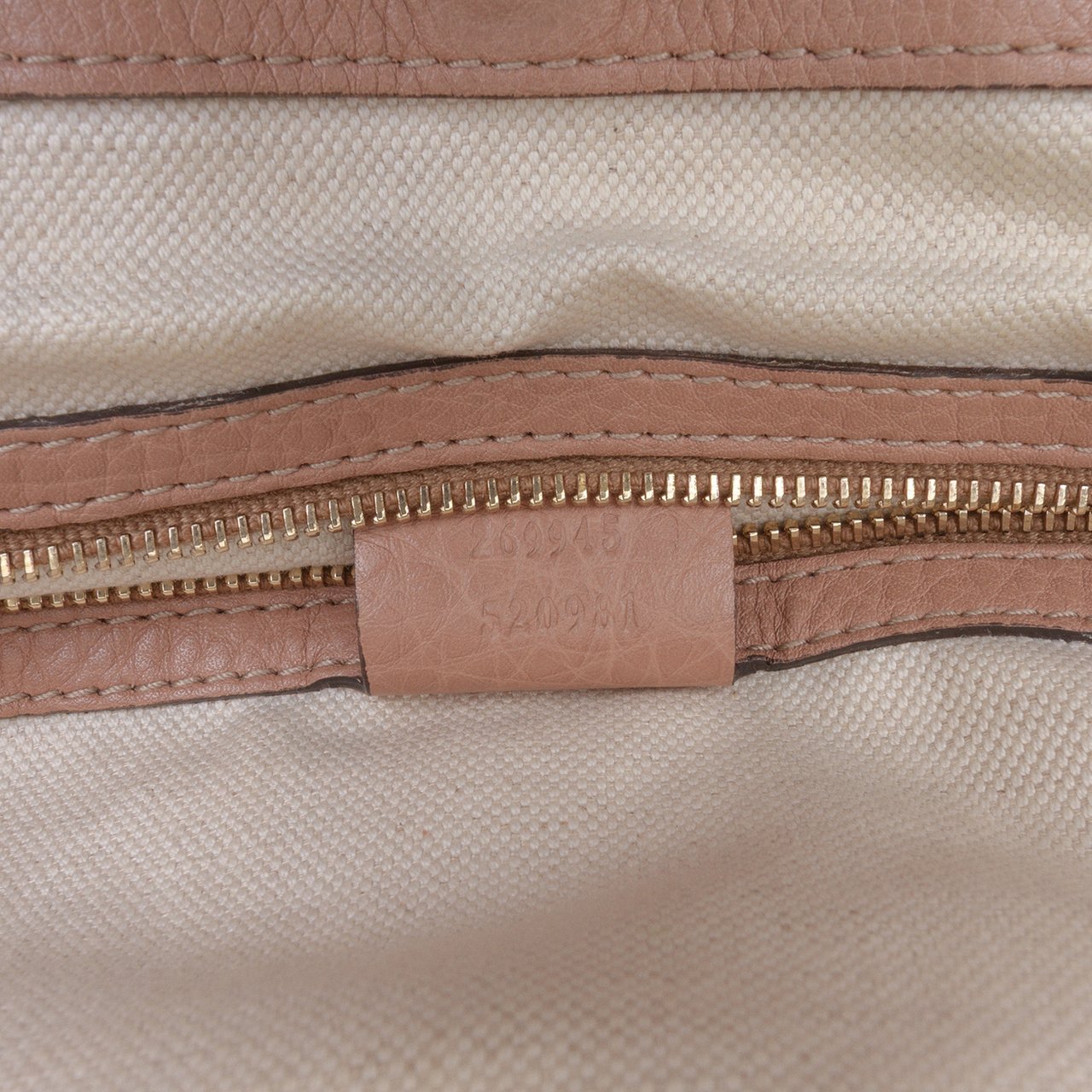 Gucci Medium Leather Bella Tote Roze