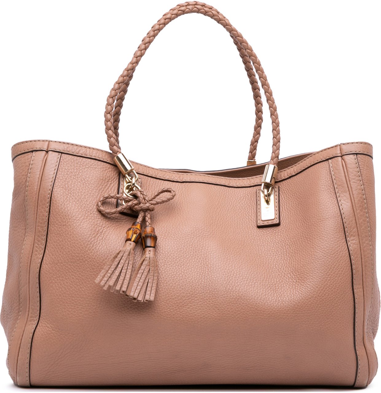 Gucci Medium Leather Bella Tote Roze