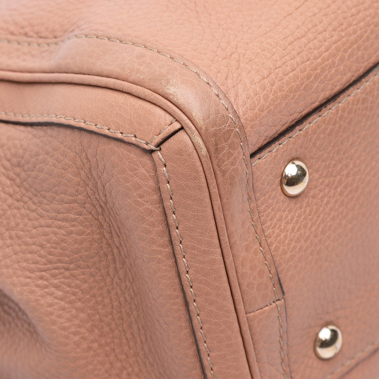 Gucci Medium Leather Bella Tote Roze