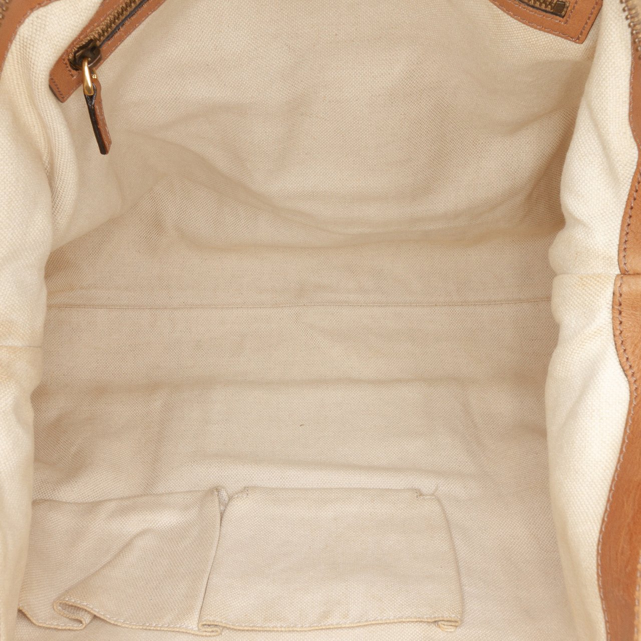 Gucci Medium GG Canvas Rania Top Handle Bag Bruin