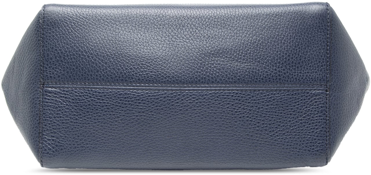 Gucci Medium Leather Swing Tote Blauw