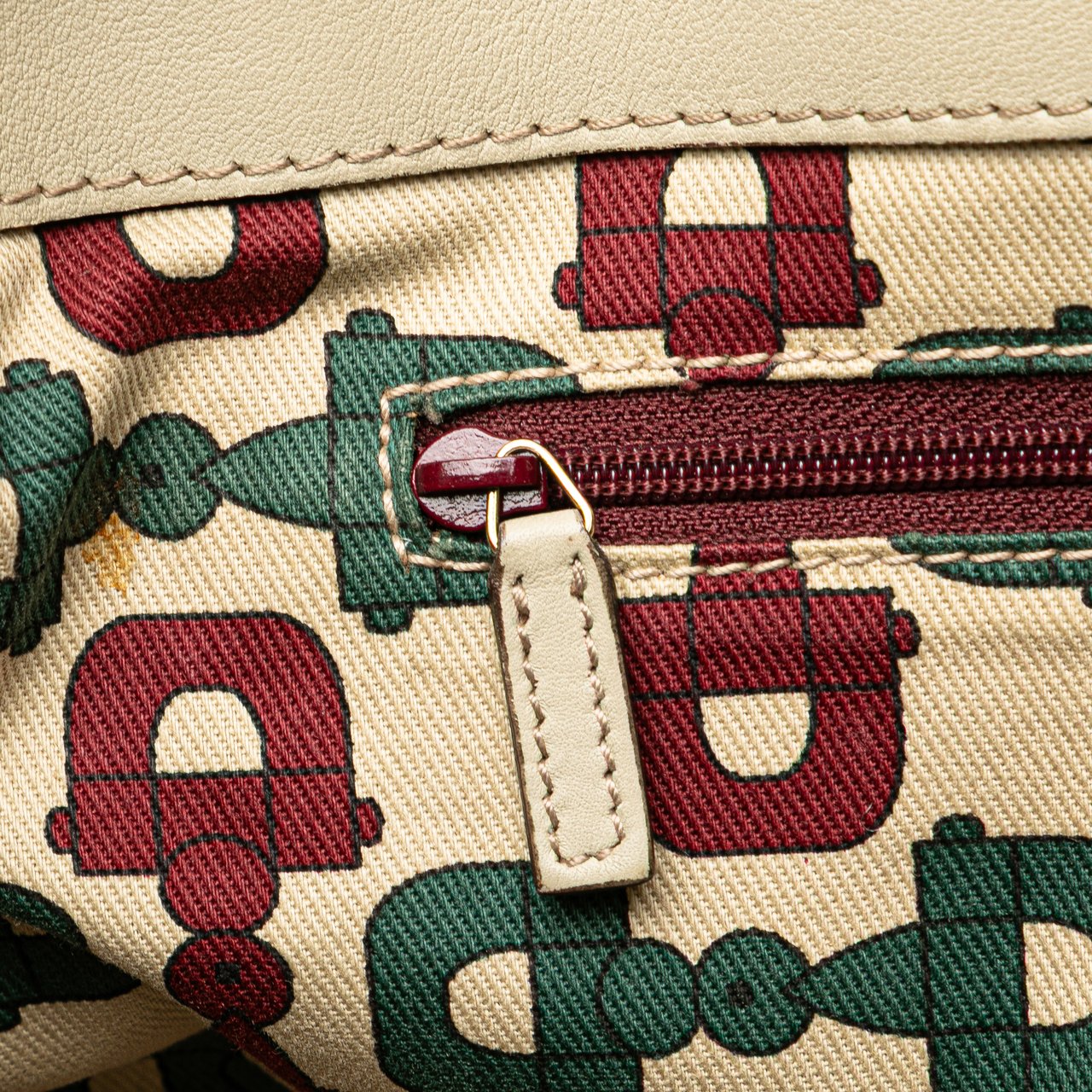 Gucci Guccissima Abbey D Ring Tote Wit