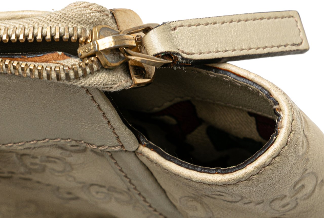 Gucci Guccissima Abbey D Ring Tote Wit