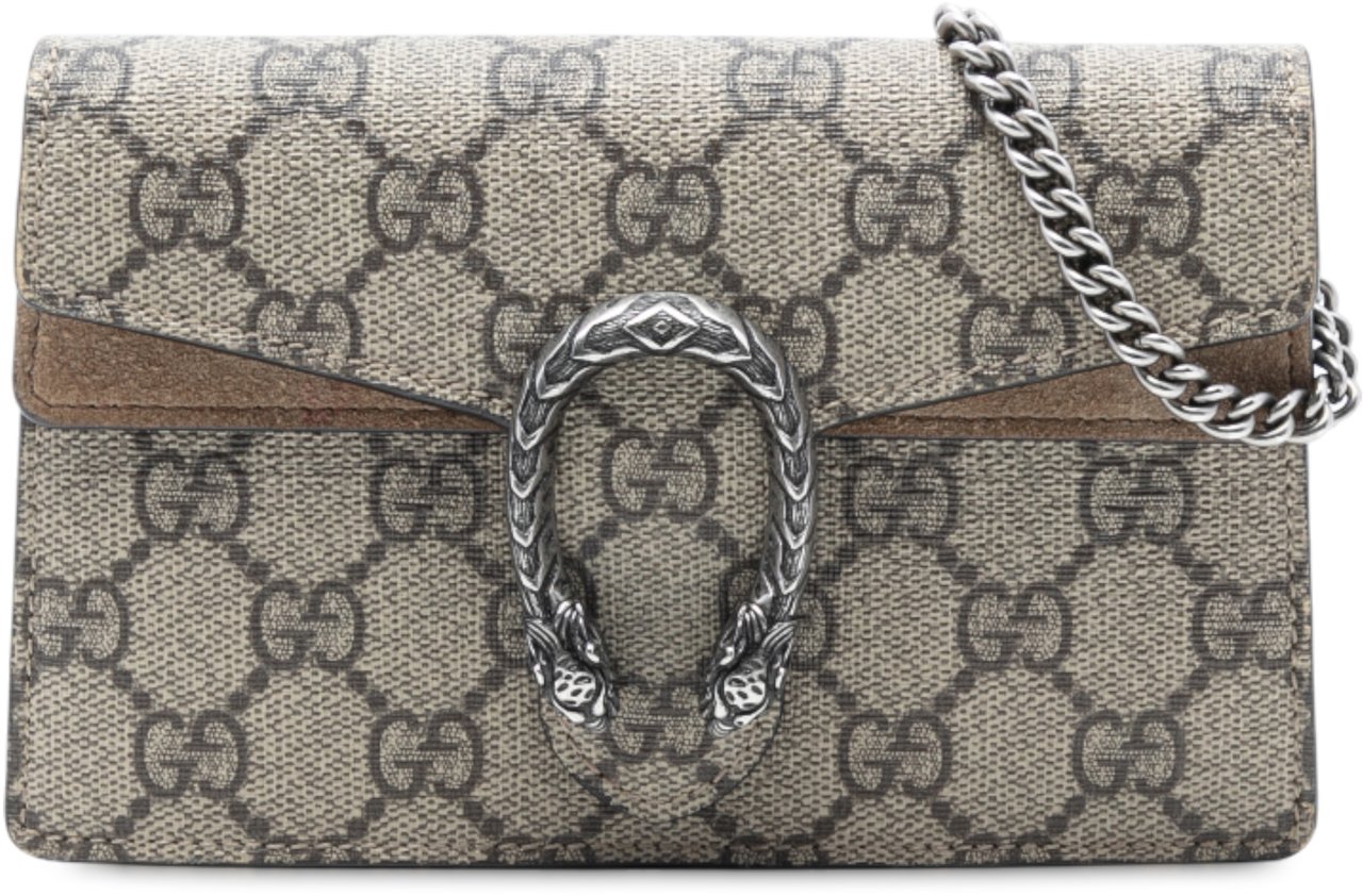 Gucci Mini GG Supreme Dionysus Crossbody Bruin