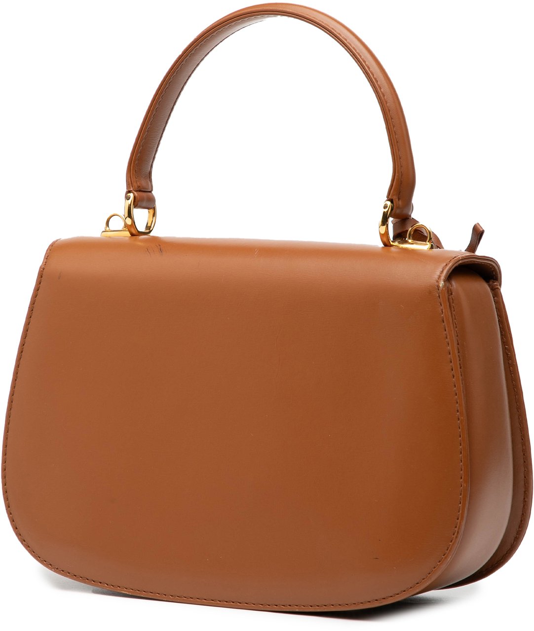 Gucci Smooth Calfskin Lady Lock Satchel Bruin