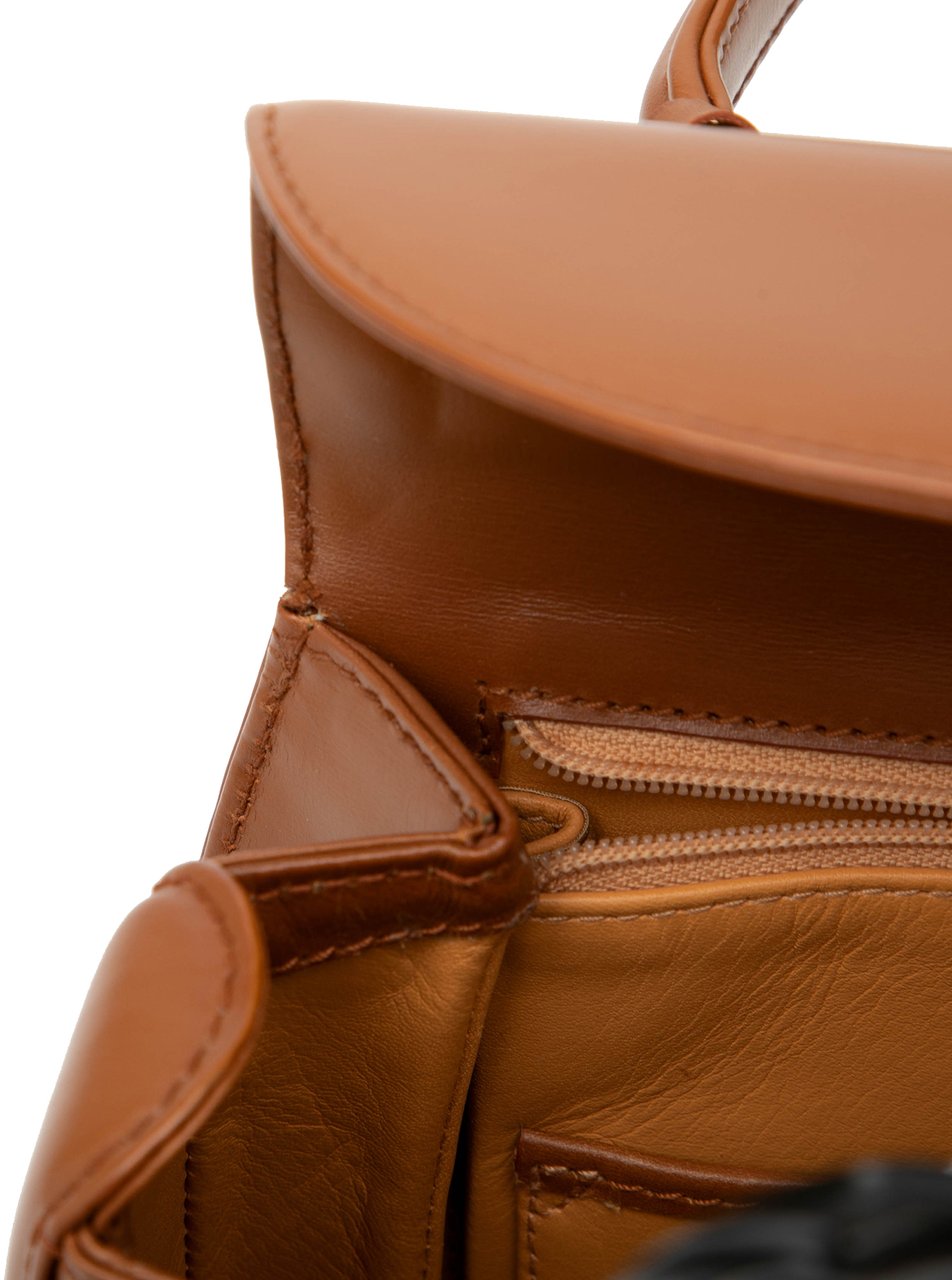 Gucci Smooth Calfskin Lady Lock Satchel Bruin