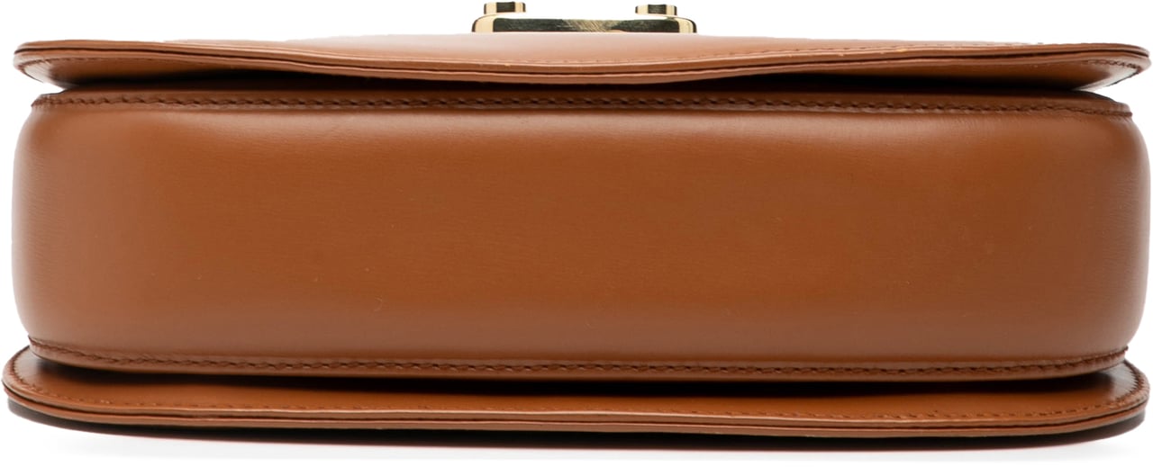 Gucci Smooth Calfskin Lady Lock Satchel Bruin