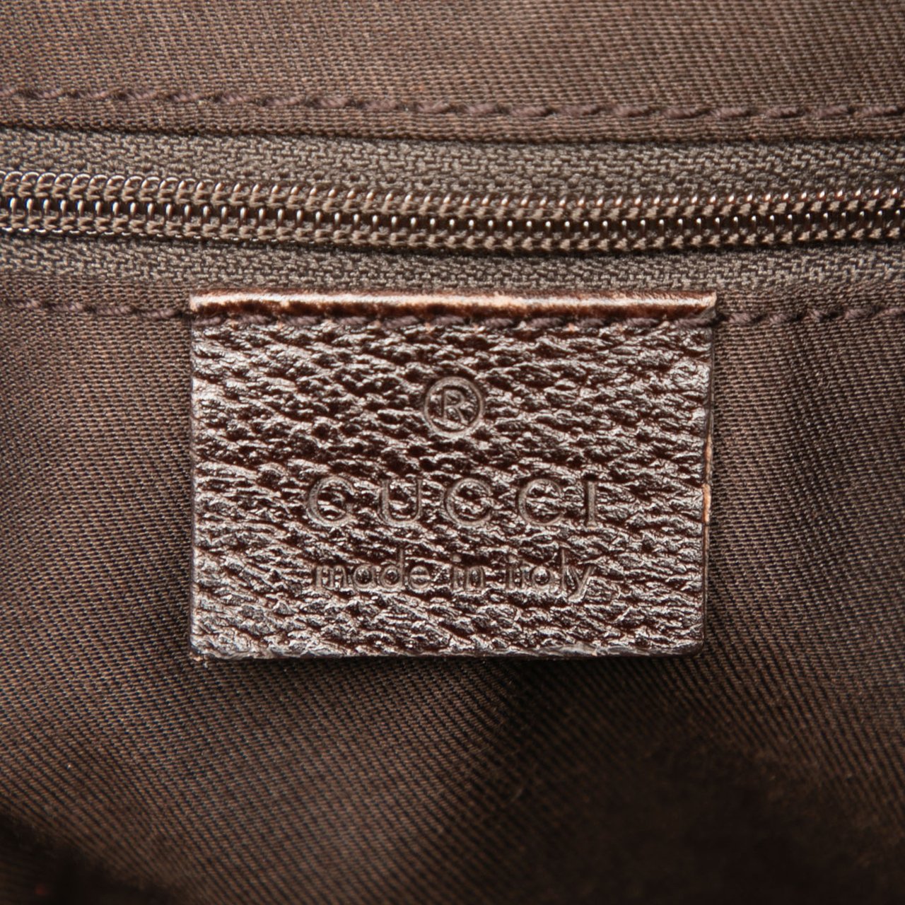 Gucci GG Canvas Abbey D Ring Crossbody Bruin