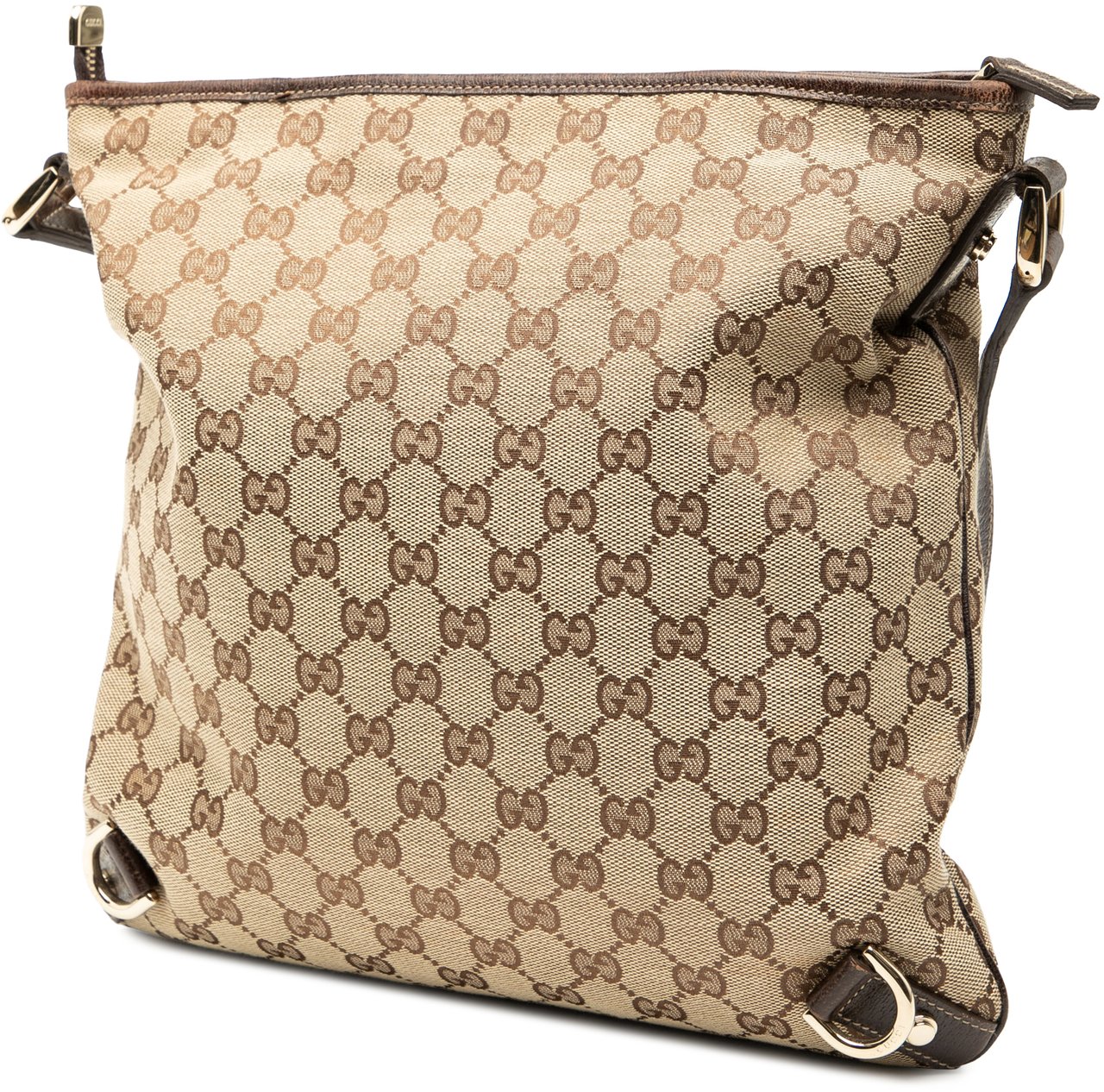Gucci GG Canvas Abbey D Ring Crossbody Bruin