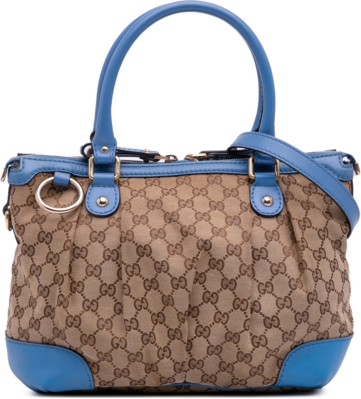 Gucci GG Canvas Sukey Satchel Bruin