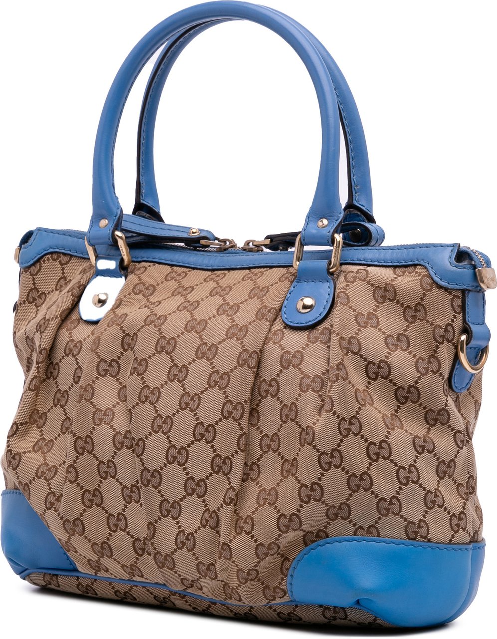 Gucci GG Canvas Sukey Satchel Bruin