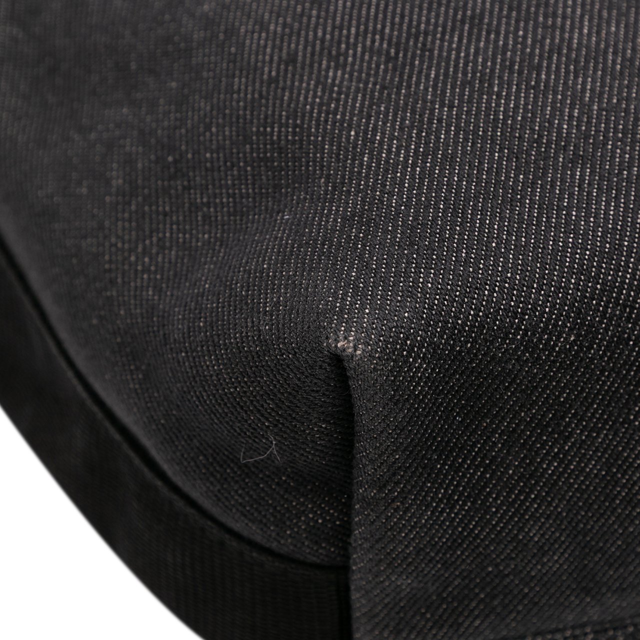 Gucci Guccissima Trimmed Denim Tote Zwart