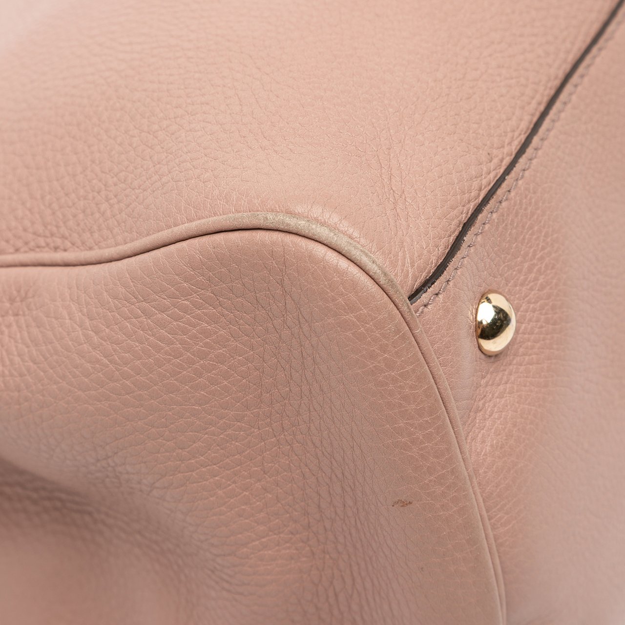 Gucci Medium Calfskin Bamboo Shopper Satchel Roze