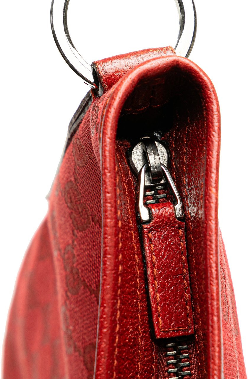 Gucci GG Canvas Crossbody Rood