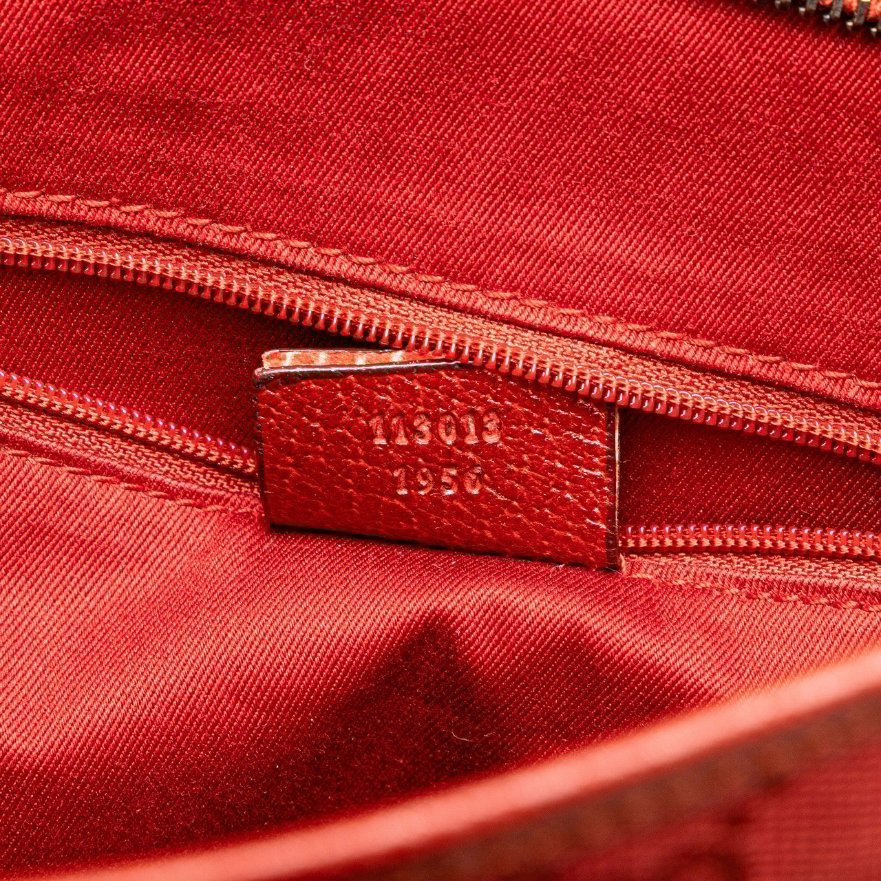 Gucci GG Canvas Crossbody Rood