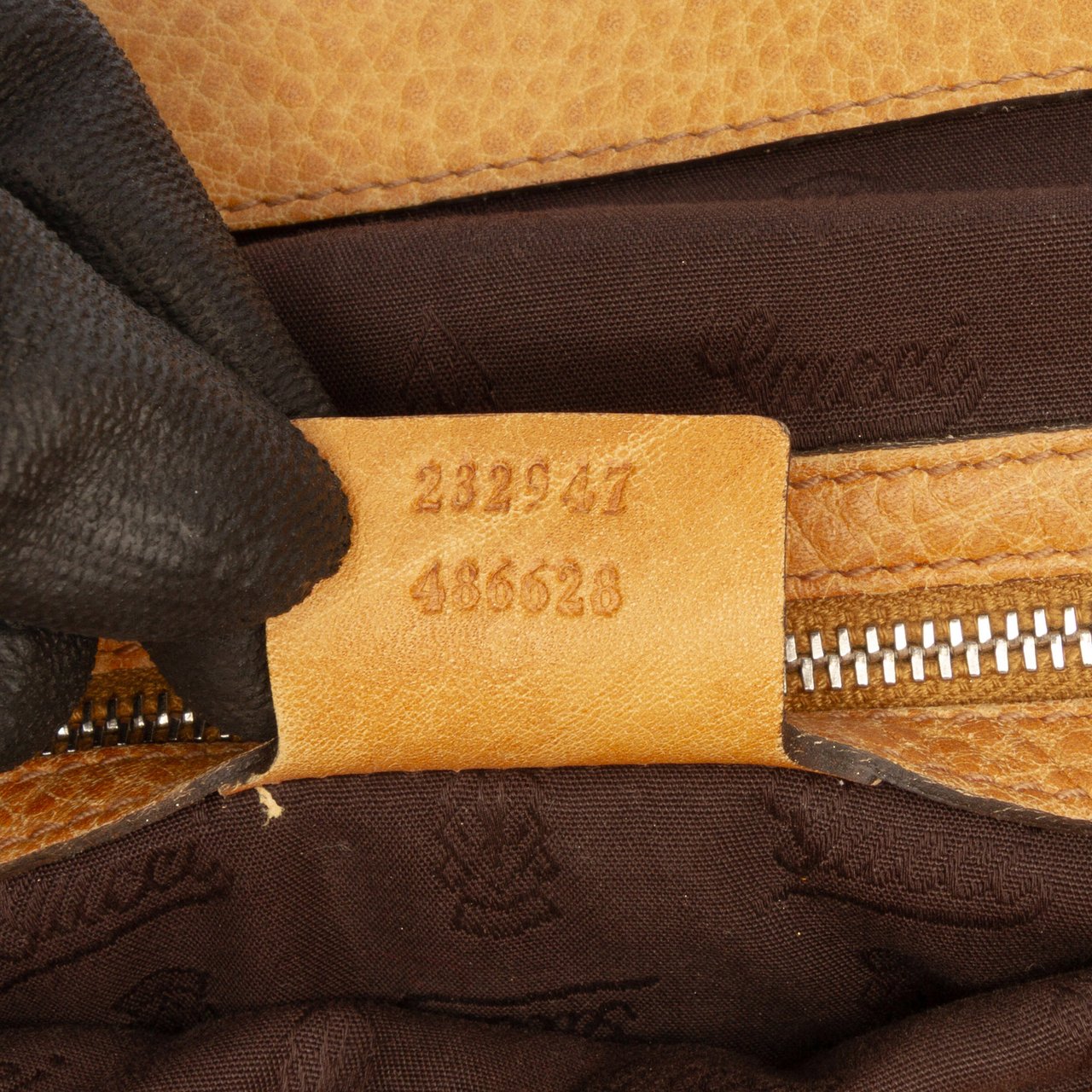Gucci GG Canvas Bamboo Libeccio Tote Bruin