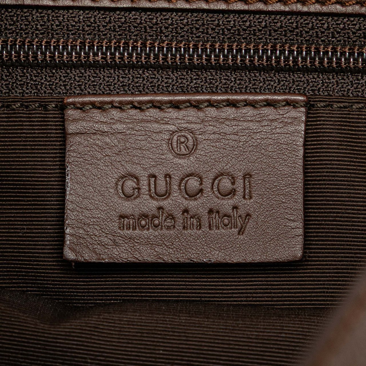 Gucci GG Canvas Tote Bruin