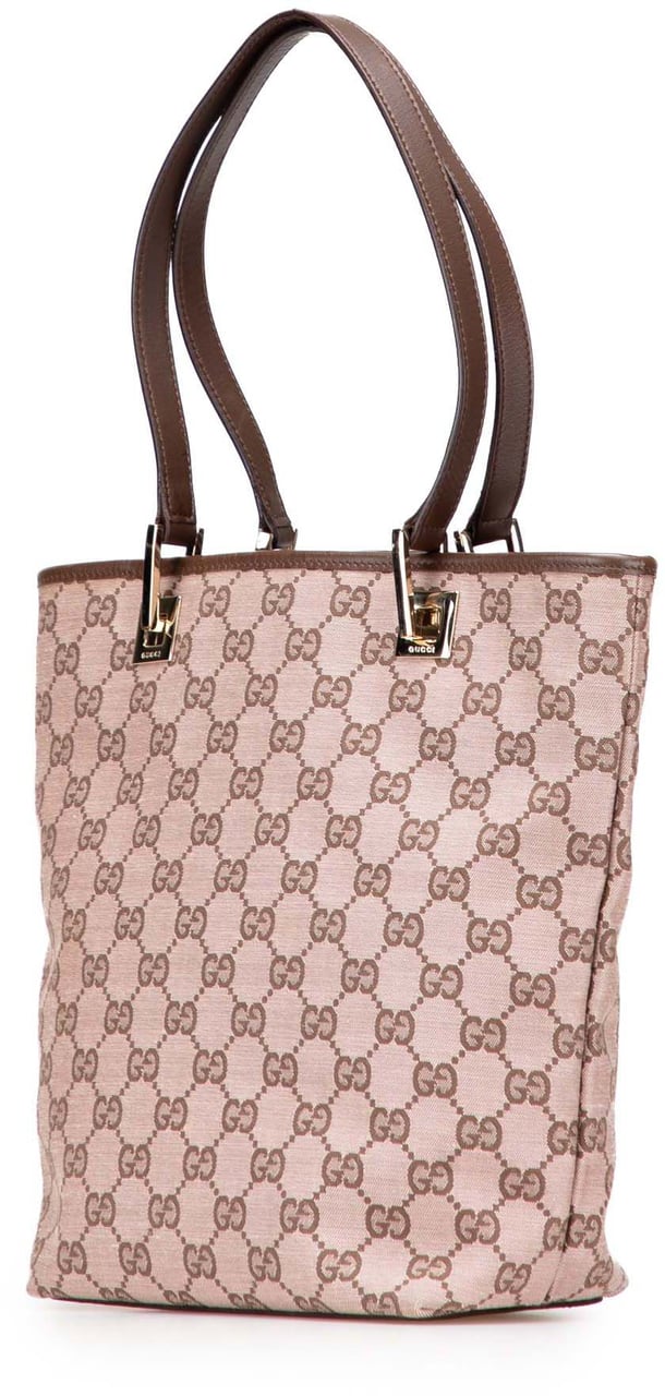 Gucci GG Canvas Tote Bruin