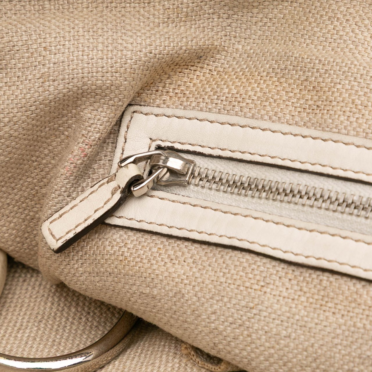 Gucci Large GG Canvas Icon Bit Satchel Bruin