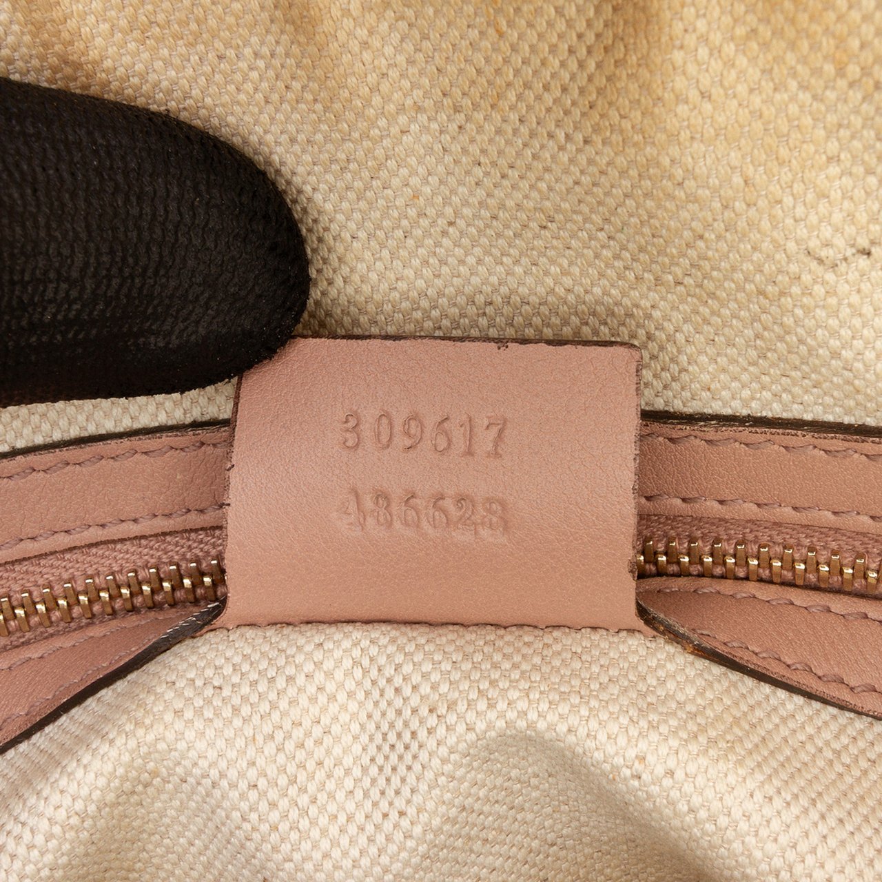 Gucci Small Microguccissima Patent Nice Satchel Bruin