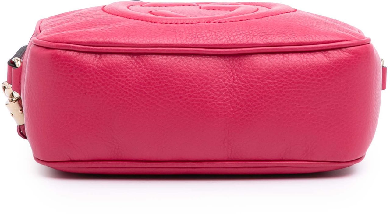 Gucci Leather Soho Disco Crossbody Roze