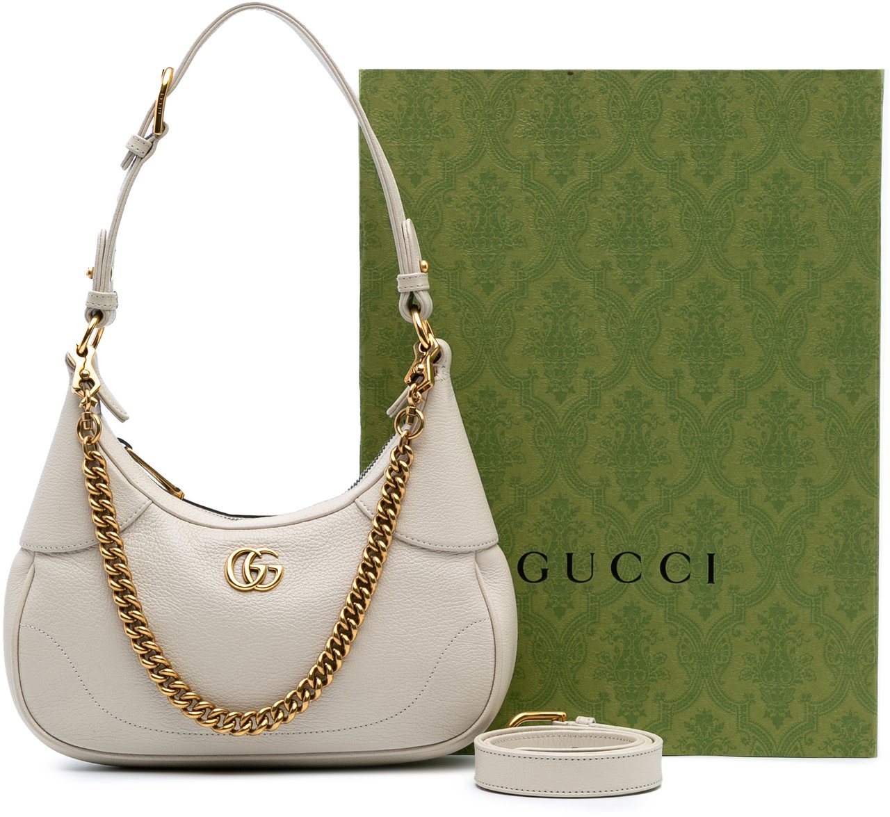Gucci Small Calfskin Aphrodite Satchel Wit