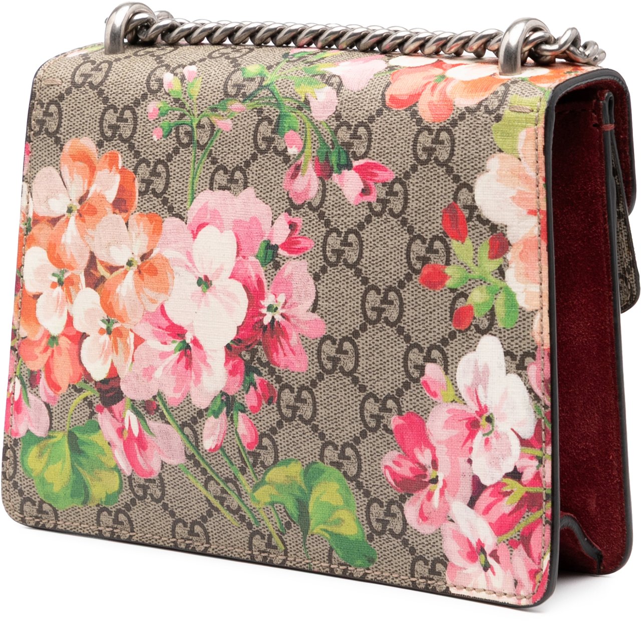 Gucci Small GG Supreme Blooms Dionysus Crossbody Bruin