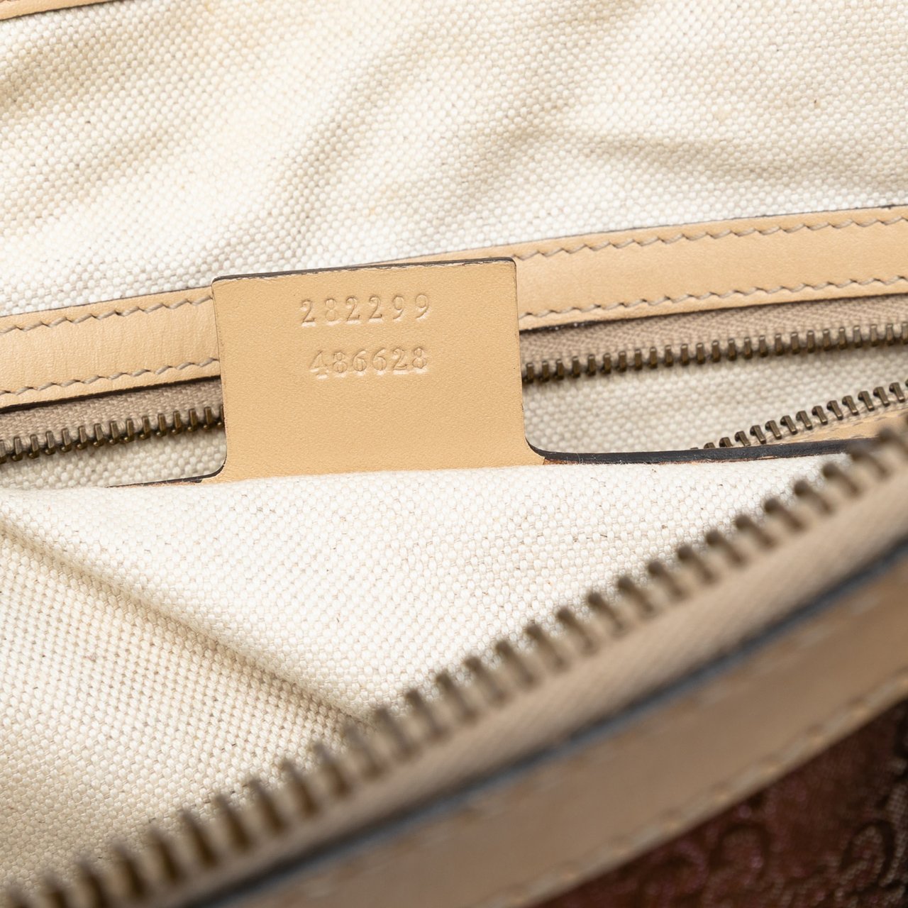 Gucci Medium GG Lurex Scarlett Satchel Bruin