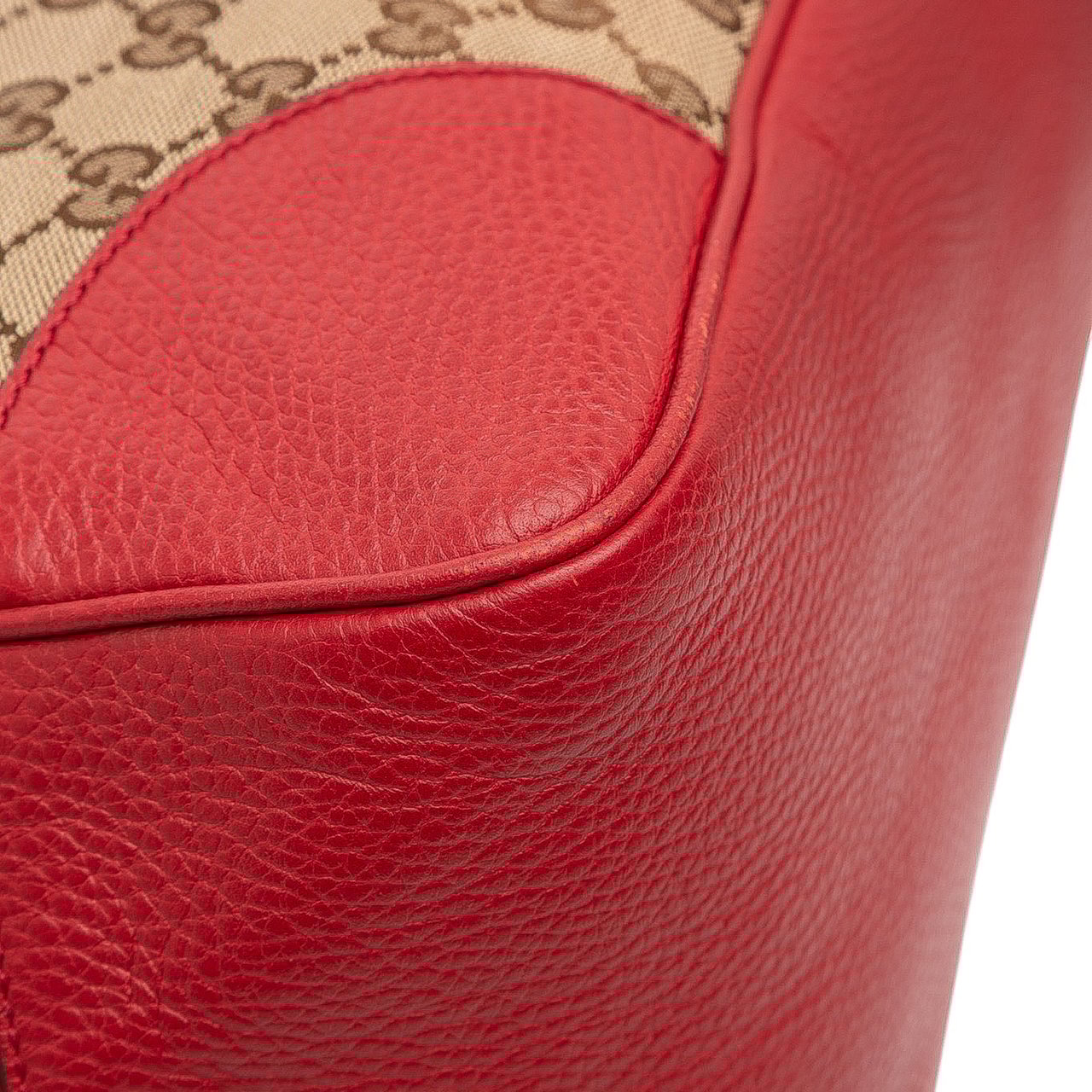 Gucci GG Canvas Bree Zippered Tote Bruin