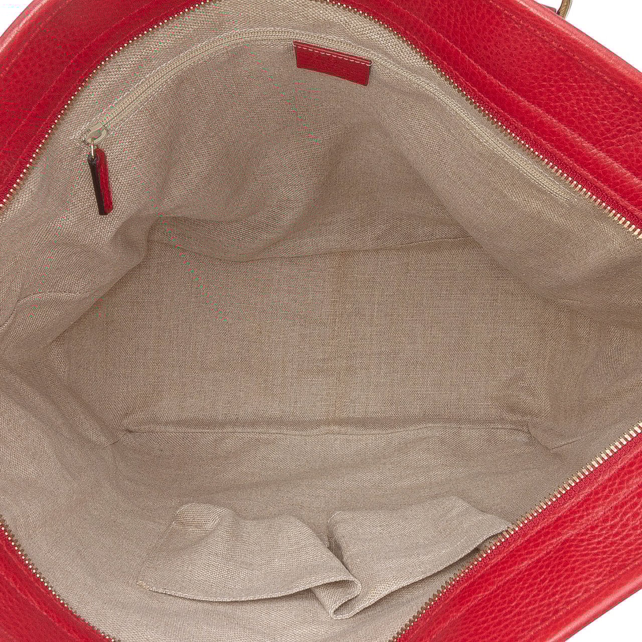 Gucci GG Canvas Bree Zippered Tote Bruin