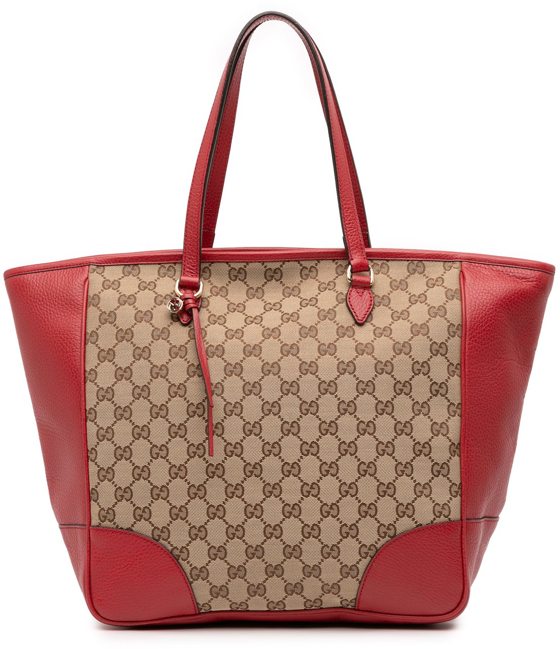 Gucci GG Canvas Bree Zippered Tote Bruin