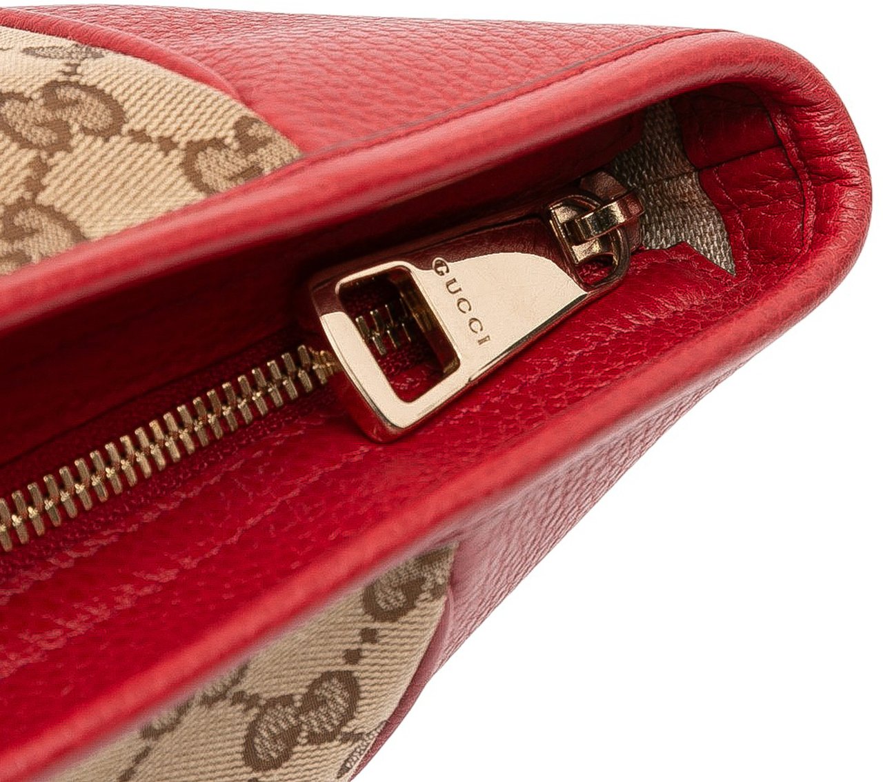 Gucci GG Canvas Bree Zippered Tote Bruin