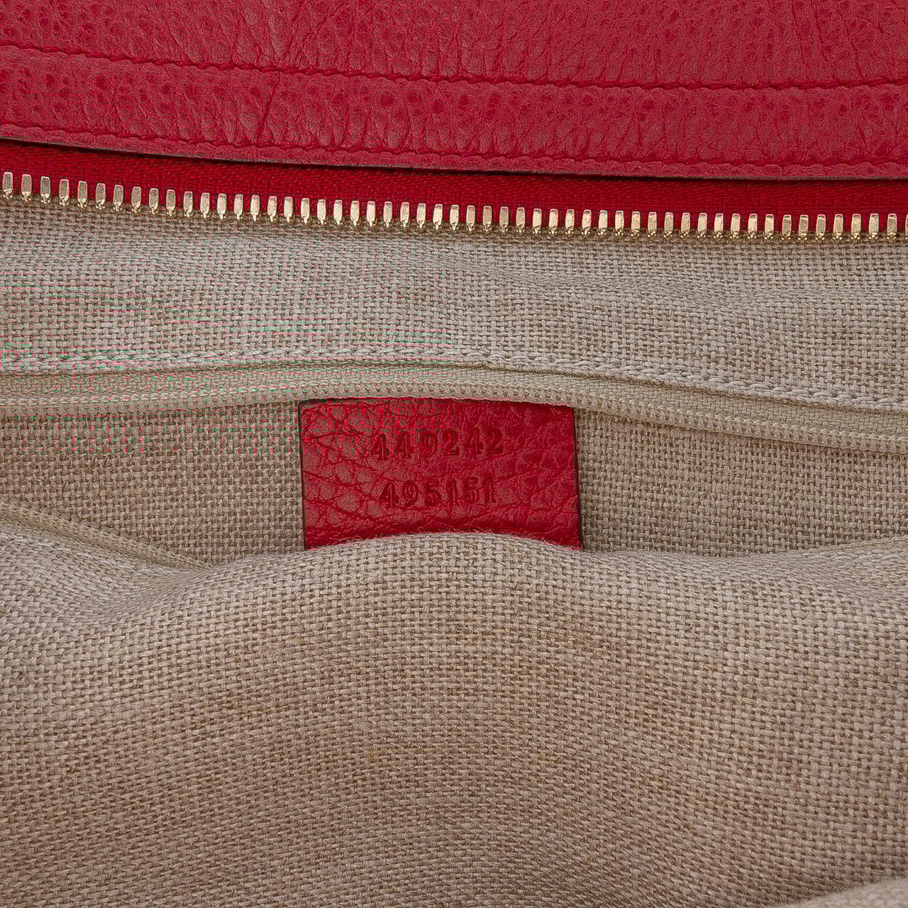 Gucci GG Canvas Bree Zippered Tote Bruin