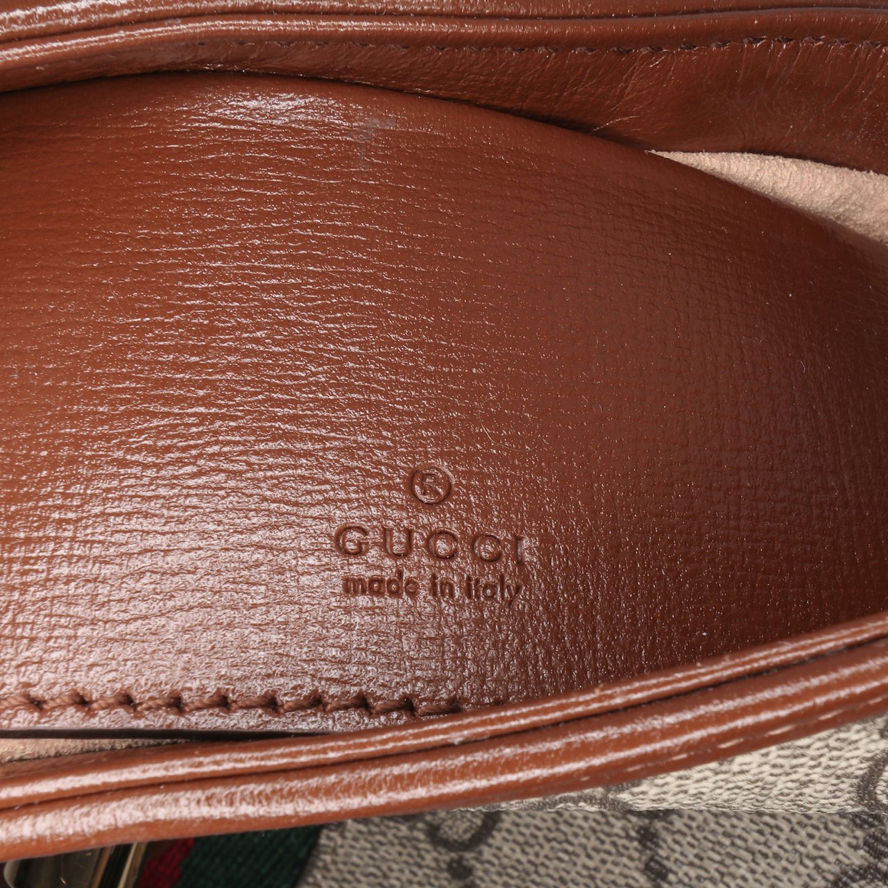 Gucci Mini GG Supreme Jackie 1961 Crossbody Bruin