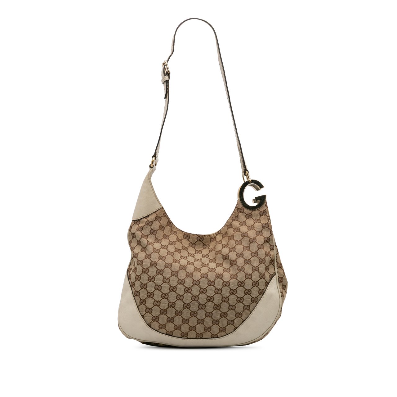 Gucci GG Canvas Charlotte Crossbody Bruin