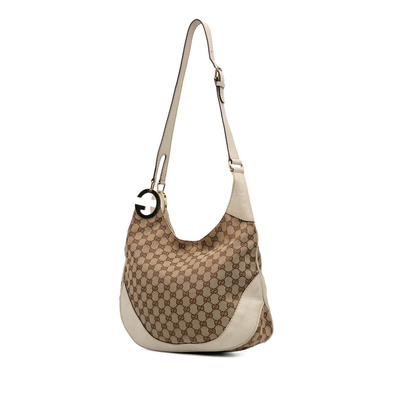 Gucci GG Canvas Charlotte Crossbody Bruin