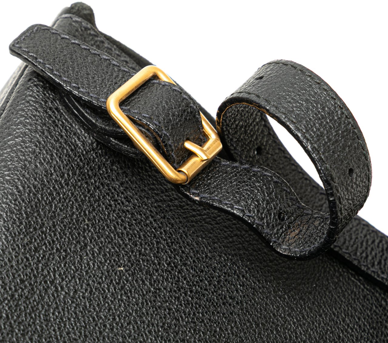 Gucci Suede Bamboo Backpack Zwart