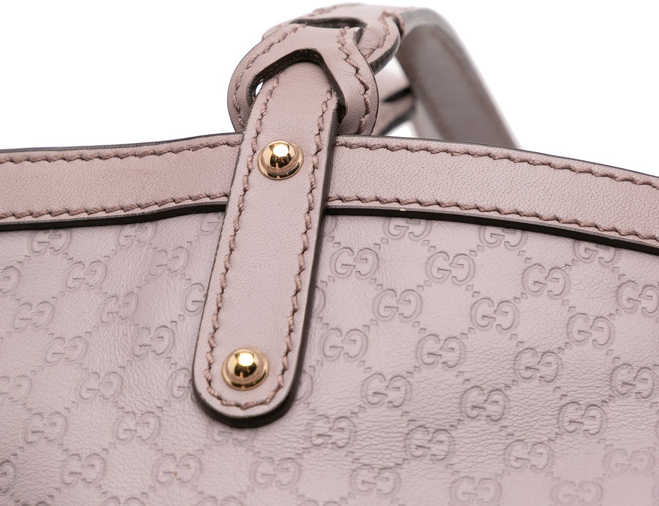 Gucci Medium Microguccissima Craft Tote Paars