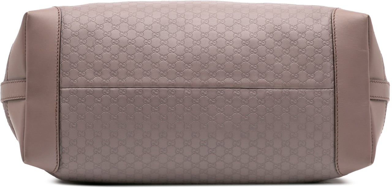 Gucci Medium Microguccissima Craft Tote Paars