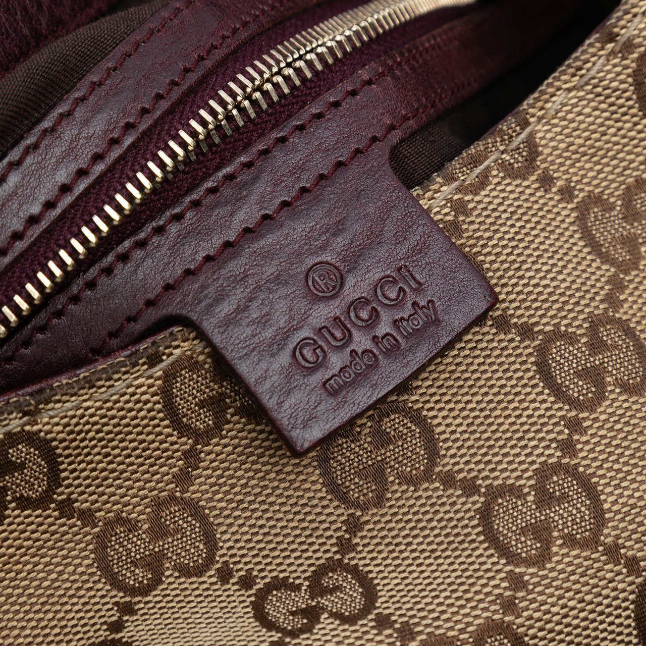 Gucci GG Canvas Charlotte Crossbody Bruin