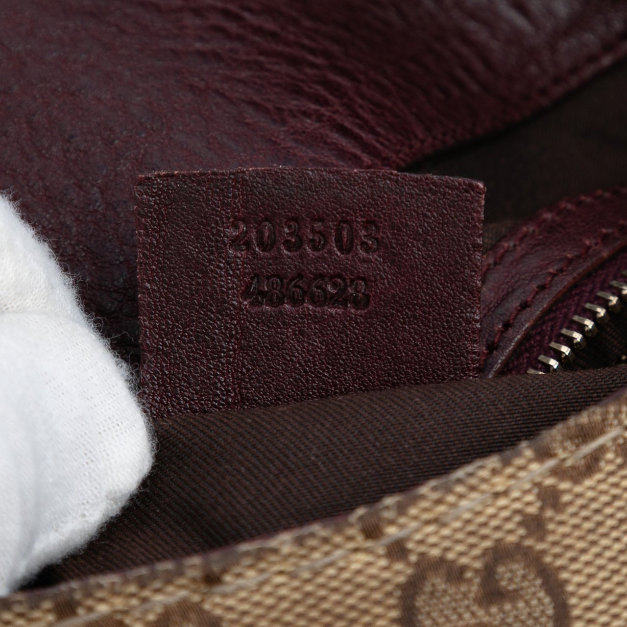 Gucci GG Canvas Charlotte Crossbody Bruin