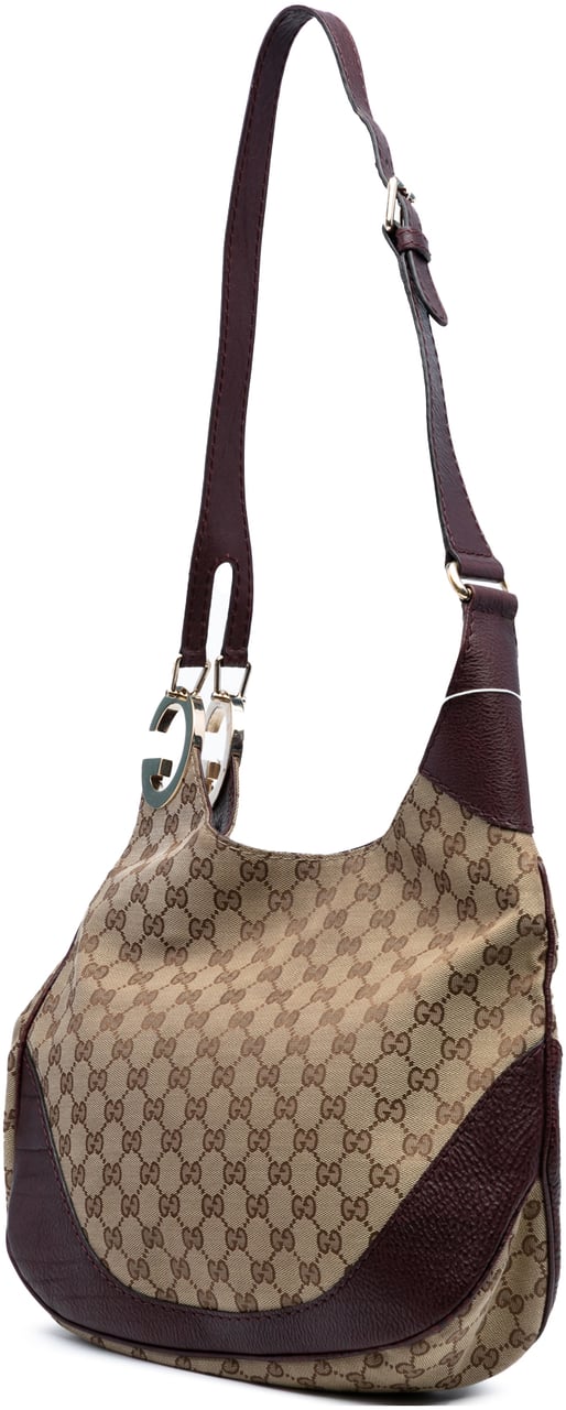 Gucci GG Canvas Charlotte Crossbody Bruin