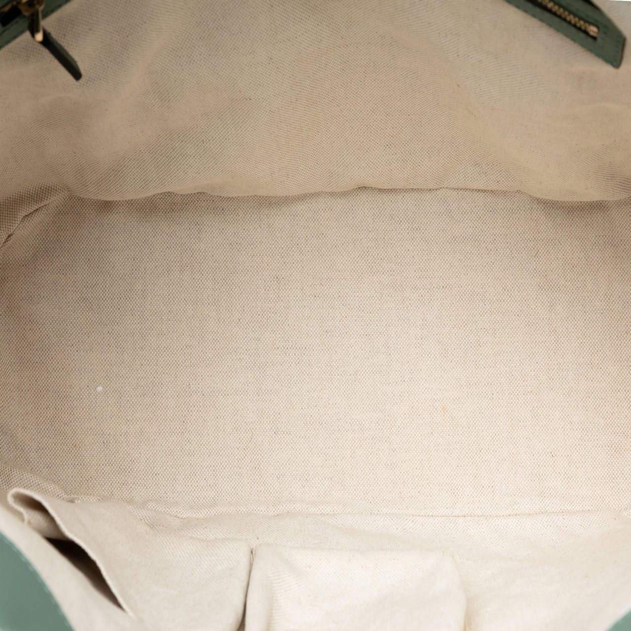 Gucci Microguccissima Patent Nice Tote Groen