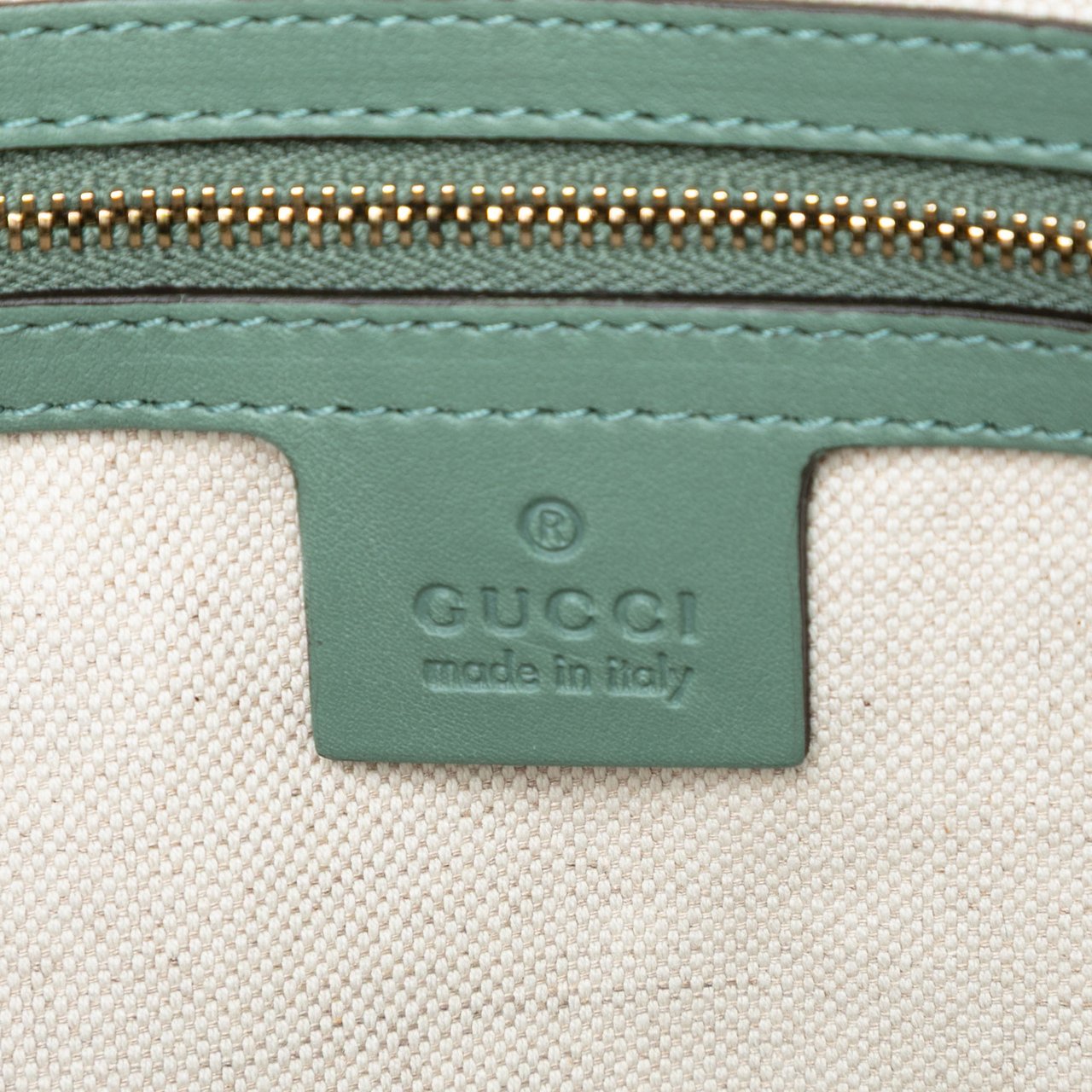 Gucci Microguccissima Patent Nice Tote Groen