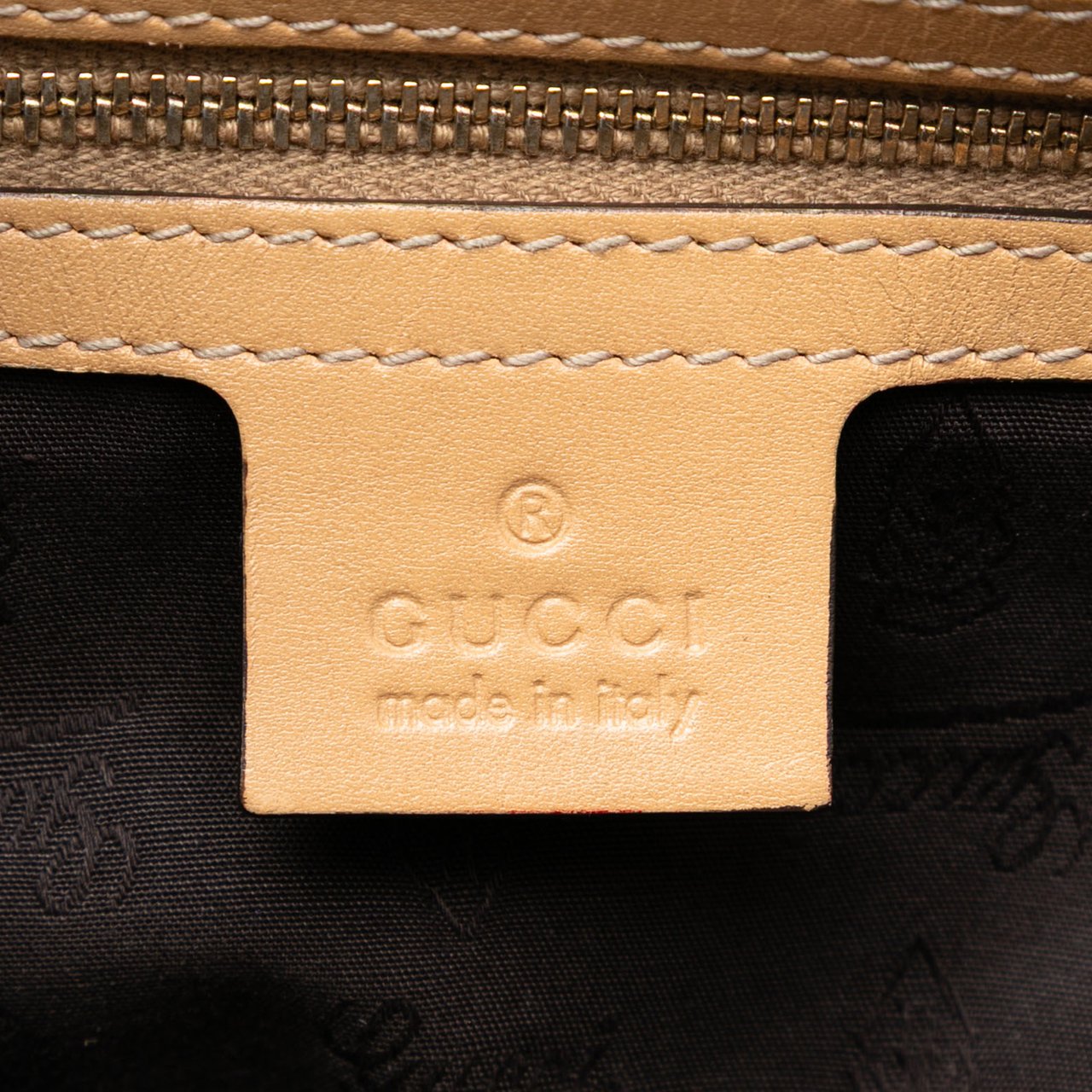 Gucci GG Canvas Horsebit Web Handbag Bruin